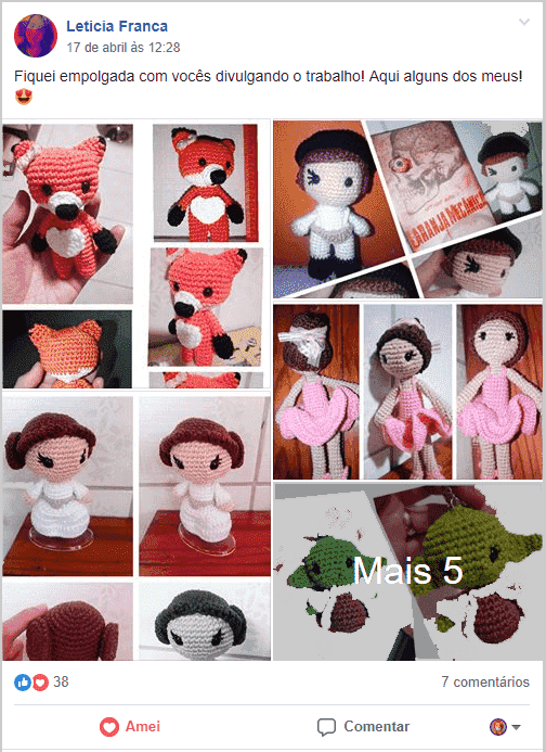 amigurumi  de uma raposa e varios de bonecas